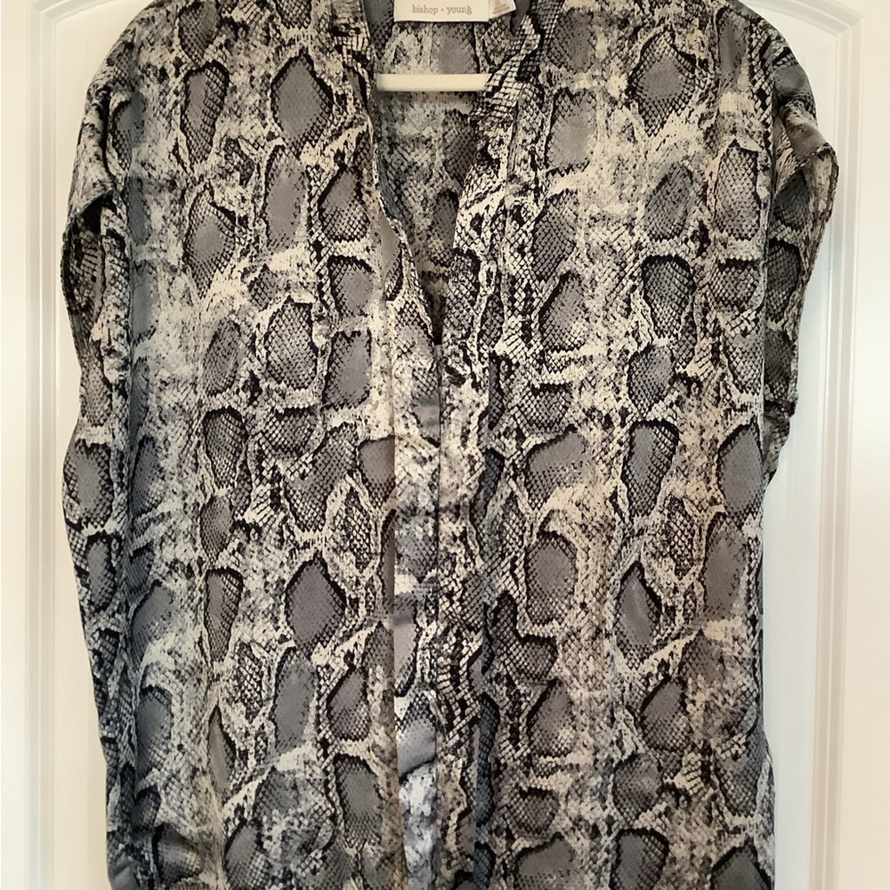 Bishop + Young Snake Print Blouse